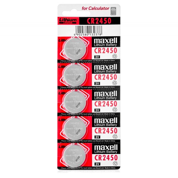 Элем.пит. CR2450-5BL MAXELL (5/50/2000)