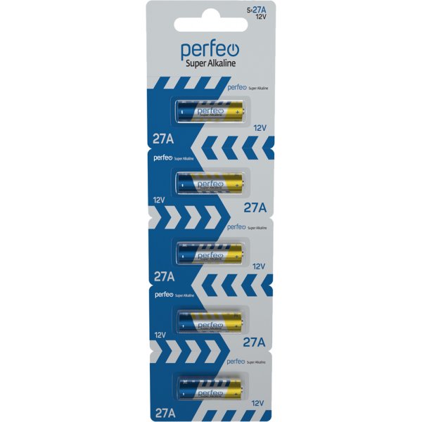 Элем.пит. 27A-5BL Perfeo Super Alkaline (5/70/1120)