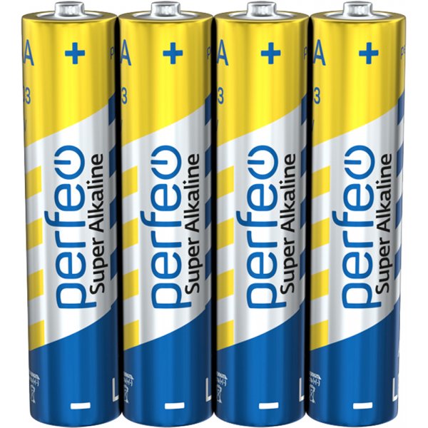 Элем.пит. LR03-4SH Perfeo Super Alkaline(60/960)