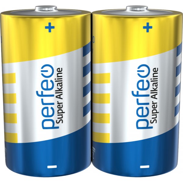 Элем.пит. LR20-2SH Perfeo Super Alkaline (10/100)