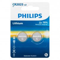 Элем.пит. CR2025-2BL Philips (2/40)