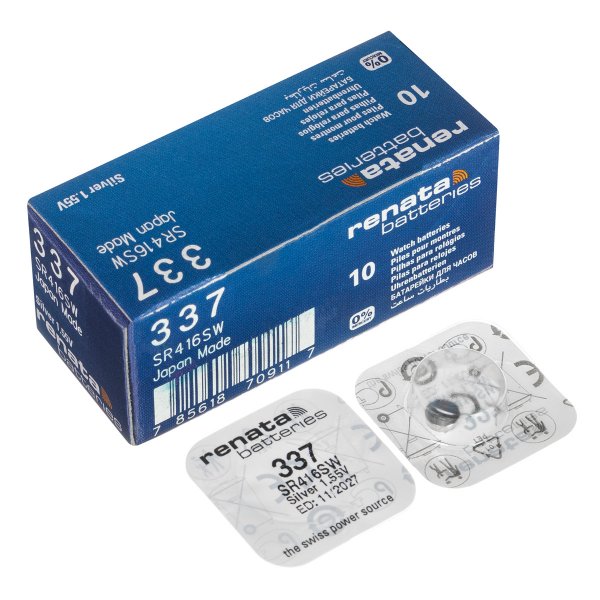 Элем.пит. 337 Renata (SR416SW) Silver Oxide 1.55V (1/10/100)