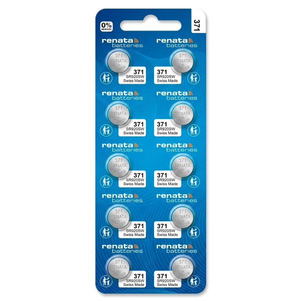 Элем.пит. AG6-10BL Renata (SR920W,R371) Silver Oxide (1/10/100)
