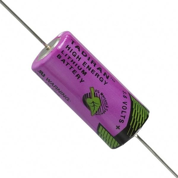 Элем.пит. Tadiran 14335 2/3AA bulk Li-SOCl2 3.6V с аксиальными выводами (1/25/300)