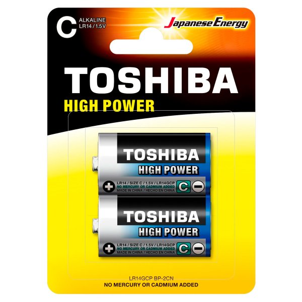 Элем.пит. LR14-2BL Toshiba (20/120)