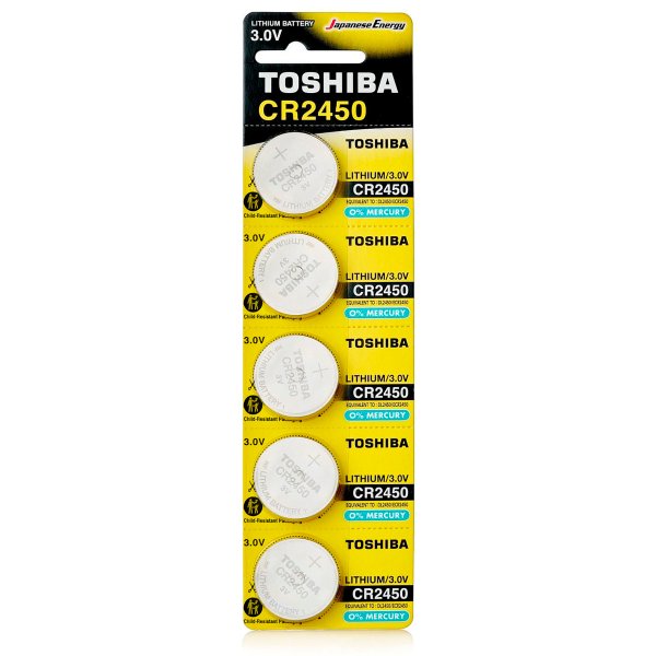Элем.пит. CR2450-5BL Toshiba (100)