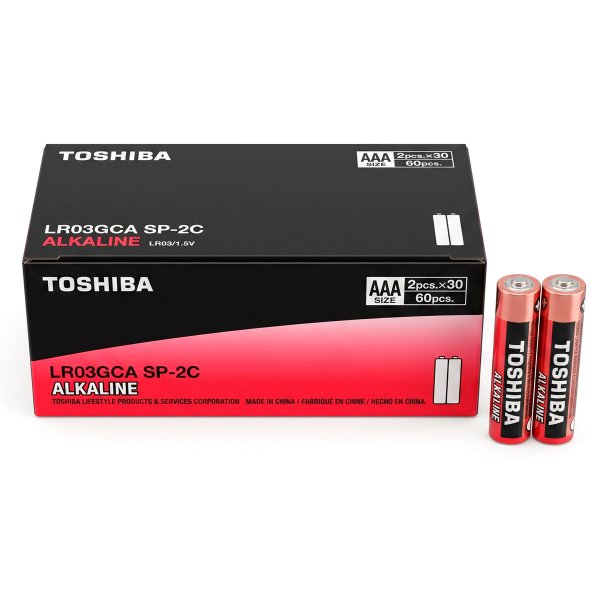 Элем.пит. LR03-2SH Toshiba Alkaline (red) (60/1200)