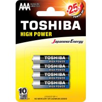 Элем.пит. LR03-4BL Toshiba High Power (48/192)