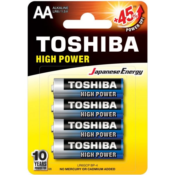 Элем.пит. LR6-4BL Toshiba High Power (48/192)
