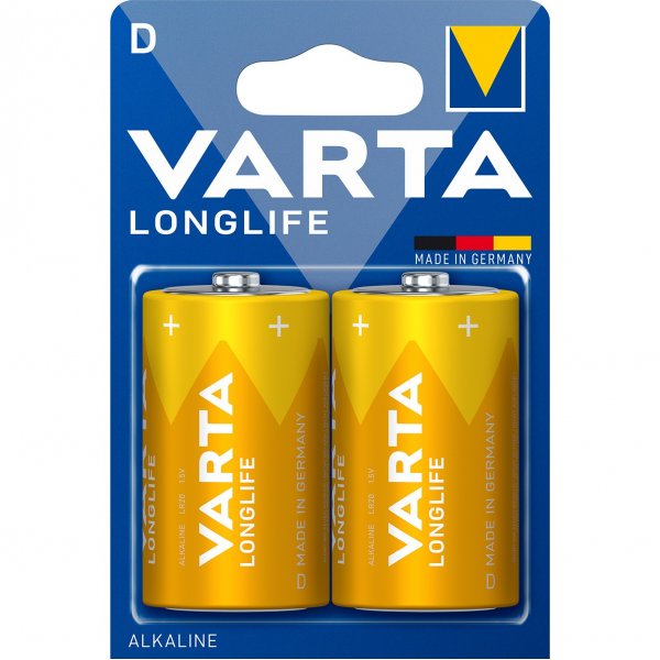 Элем.пит. LR20-2BL Varta Longlife (12/60) 4120