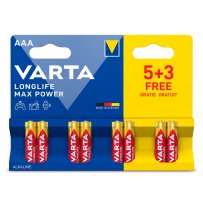 Элем.пит. LR03-8BL Varta Longlife Max Power (8/160) 4703