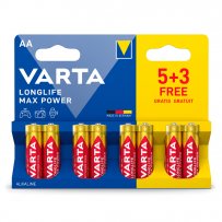 Элем.пит. LR6-8BL Varta Longlife Max Power (8/160) 4706