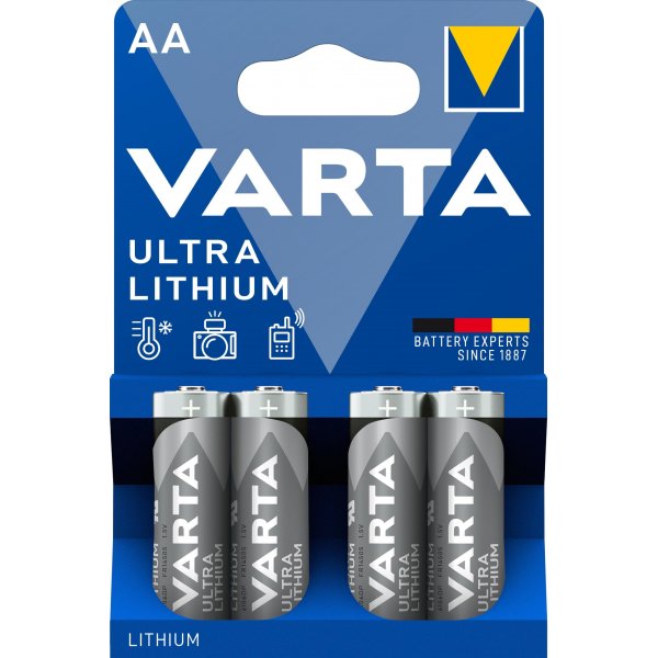 Элем.пит. FR6-4BL VARTA Ultra Lithium (6106) (4/40/400)