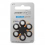 Элем.пит. ZA13-6BL PowerOne WIRELESS approved (PR48, A13, 13A, DA13), цинк-воздух [оранжевая] (6/60/300)