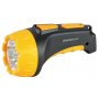 Фонарь ручной аккумуляторный  Ultraflash LED3807, 7 LED, пластик, коробка, (SLA), чёрный/жёлтый
