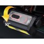 Фонарь налобный аккумуляторный  FOCUSray 1325, цифровой дисплей, акб.18650 1200 mAh, 200 люмен