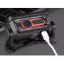 Фонарь налобный аккумуляторный  FOCUSray 1327, цифровой дисп., акб.18650 1200 mAh, 200 люмен, сенсор