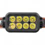 Фонарь налобный аккумуляторный  FOCUSray 1300, 8 диодов, акб.18650 встроенный, 1200 mAh, сенсор