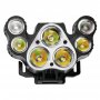Фонарь налобный аккумуляторный  FOCUSray 1316, 5 диодов 3W+ 2 диода 1W, акб.18650 1200 mAh