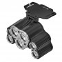Фонарь налобный аккумуляторный  FOCUSray 1316, 5 диодов 3W+ 2 диода 1W, акб.18650 1200 mAh