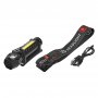 Фонарь налобный аккумуляторный  FOCUSray 1317, диод XPE + диод COB, акб.14500 1200 mAh