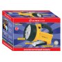 Фонарь-прожектор  Ultraflash UF3753LED, 10 Вт галоген + 11 LED, аккумулятор 4B 2Ач, коробка, жёлтый