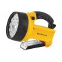 Фонарь-прожектор  Ultraflash UF3753LED, 10 Вт галоген + 11 LED, аккумулятор 4B 2Ач, коробка, жёлтый