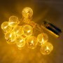 Гирлянда светодиодная Perfeo "Шар 1" 10 LED, металл, (2хАА), 1.5м