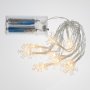 Гирлянда светодиодная Perfeo "Снежинка" 10 LED, пластик, (2хАА), 1.5м
