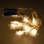 Гирлянда светодиодная Perfeo "Снежинка" 10 LED, пластик, (2хАА), 1.5м