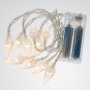 Гирлянда светодиодная Perfeo "Капля 2" 10 LED, пластик, (2хАА), 1.5м