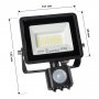 Прожектор FL SMD Sensor Pro Smartbuy-20W/6500K/IP65 светодиодный