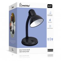 Светильник настольный Smartbuy Е27 чёрный