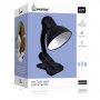 Светильник настольный Smartbuy Е27 (прищепка), чёрный