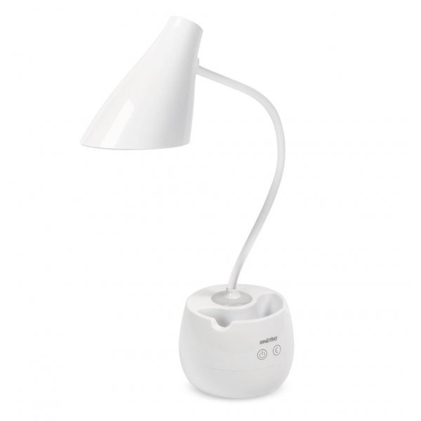 Светильник настольный Smartbuy 5W (сенсор.управление, 3 реж., 240V, 5Вт), белый