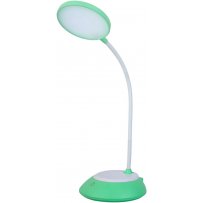 Светильник настольный Ultraflash UF-744 C05, LED 6 Вт, аккум, 220V, 3 ур. яркости, диммируемый, зелёный