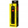 Perfeo сетевой фильтр 1.8м, 3 розетки, "POWER+", чёрный (PF-PP-3/1.8-B)