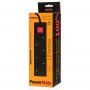 Удлинитель Perfeo "POWERMATE", 1.8м, 3 розетки, заземление, выключатель, чёрный (PF-PM-3/1.8-B)