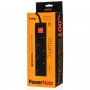 Удлинитель Perfeo "POWERMATE", 3м, 3 розетки, заземление, выключатель, чёрный (PF-PM-3/3.0-B)