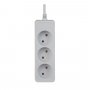Удлинитель Perfeo "POWERLIGHT", 7м, 3 розетки,  без заземления, белый (PF-PL-3/7,0-W)