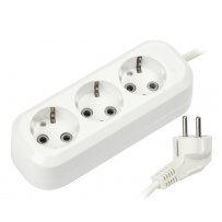 Удлинитель Smartbuy, 15м, 3 розетки, заземление,16А/3.5кВт, ПВС 3*1,0