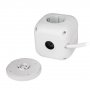 Удлинитель JAZZway EC-03U-150-wh, 1.5м, 3 розетки, заземление, выключатель