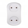 Переходник (220V) тройник ФАZА FAR-2-wh, белый