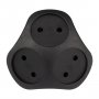 Переходник (220V) тройник ФАZА FAR-3-bk, черный