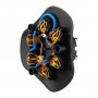 Переходник (220V) тройник ФАZА FAR-3-bk, черный