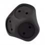 Переходник (220V) тройник ФАZА FAR-3-bk, черный