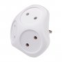 Переходник (220V) тройник ФАZА FAR-3-wh, белый