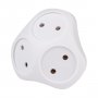 Переходник (220V) тройник ФАZА FAR-3-wh, белый
