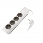 Удлинитель JAZZway ET-04-500W, 5м, 4 розетки, заземление, выключатель