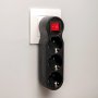 Переходник (220V) тройник JAZZway AD-3GS-bk заземл., выкл.